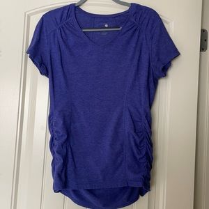 Tangerine purple L workout shirt NWOT